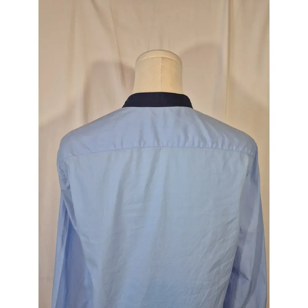 Tory Burch Blue Cotton Tunic Top US 4